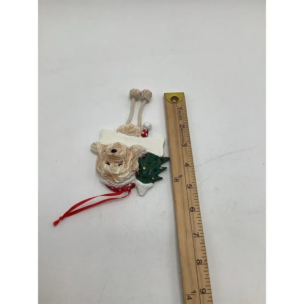 Goldendoodle Christmas Ornament with Dangling Legs by‎ Callisters
